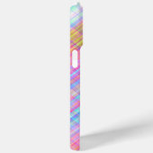 Pastel Multicolor Kariertes Gewebe Case-Mate iPhone Hülle (Rückseite / Rechts)
