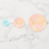 Pastel Multicolor Pink, Geen und Blauer Feier Konfetti (Vorderseiten)