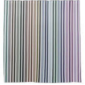 Pastel Multicolored Muster Duschvorhang (Vorderseite)