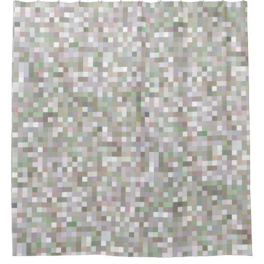 Pastel Multicolored Muster Duschvorhang (Vorderseite)