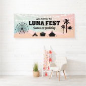 Pastel Music Festival Geburtstag Banner (Insitu)