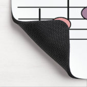 Pastel Musiknote Mousepad (Ecke)