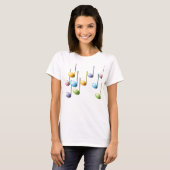 Pastel Musiknotens T - Shirt (Vorne ganz)