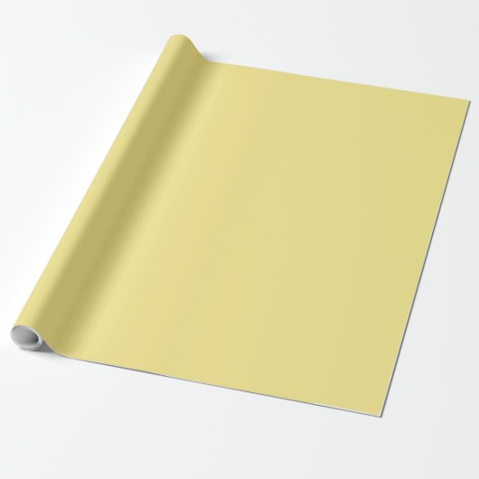Pastel Mustard Yellow? Schleifpapier Geschenkpapier (Ungerollt)