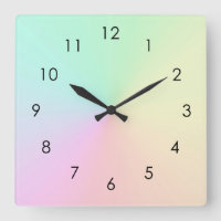 Pastel Mute Gradient Ombre Rainbow