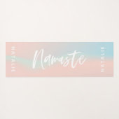 Pastel namaste Yogmatte Yogamatte (Rückseite (Horizontal))
