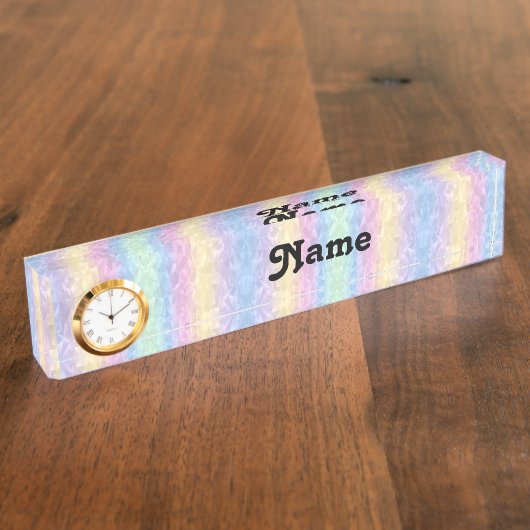 Pastel Namensplakette (Seite)