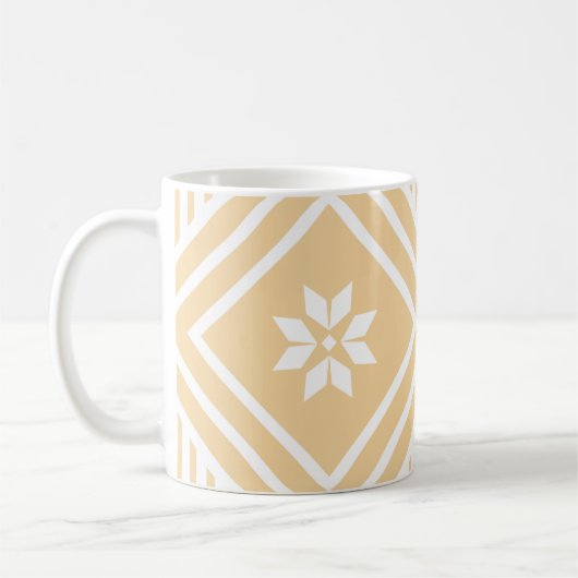 Pastel Native Fabric Seamless Pattern, Thai Nativ Kaffeetasse (Links)
