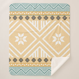 Pastel Native Fabric Seamless Pattern, Thai Nativ Sherpadecke