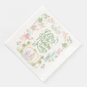 Pastel Nativity | Glory to the Newborn King Serviette (Ecke)