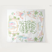 Pastel Nativity | Glory to the Newborn King Wandteppich (Vorderseite (Horizontal))