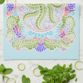 Pastel Nature Mandala Art Handtuch (Gefaltet)