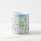 Pastel Nature Mandala Art Kaffeetasse (Mittel)