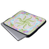 Pastel Nature Mandala Art Laptopschutzhülle (Vorne Knopf)