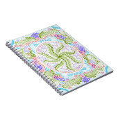 Pastel Nature Mandala Art Notizblock (Rechte Seite)