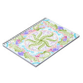 Pastel Nature Mandala Art Notizblock (Linke Seite)
