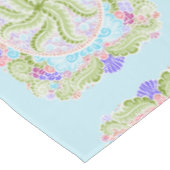 Pastel Nature Mandala Art Tischdecke (Schrägansicht)