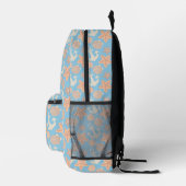 Pastel Nautical Pattern Bedruckter Rucksack (Rechts)
