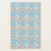 Pastel Nautical Pattern Planer (Vorderseite)