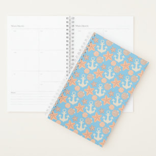 Pastel Nautical Pattern Planer