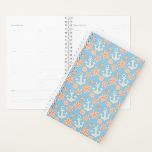 Pastel Nautical Pattern Planer (Anzeige)