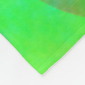 Pastel Neon Rainbow Gradient Art Fleecedecke (Ecke)