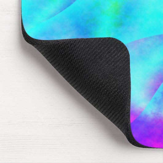 Pastel Neon Rainbow Gradient Art Mousepad (Ecke)