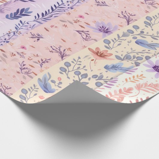 Pastel niedlich boho geschenkpapier (Ecke)