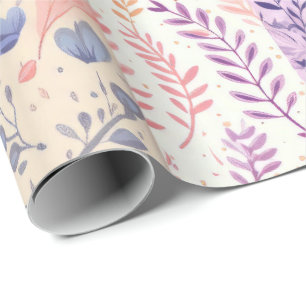 Pastel niedlich boho geschenkpapier