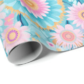 Pastel niedlich boho geschenkpapier (Rolleneckpunkt)