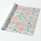 Pastel niedlich boho geschenkpapier (Ungerollt)