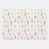 Pastel niedlich boho geschenkpapier set (Vorderseite 2)