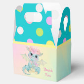 Pastel Niedlich Dragon Girl Birthday/Baby Dusche Geschenkschachtel (Geöffnet)