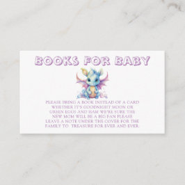 Pastel Niedlich Dragon Girl Books for Baby Begleitkarte