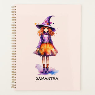 Pastel Niedlich Witch Girl - Halloween Ästhetik (2 Planer