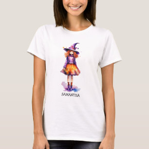 Pastel Niedlich Witch Girl - Halloween Ästhetik (2 T-Shirt