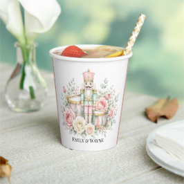 Pastel-Nussknacker-Weihzeit-Hochzeit Pappbecher