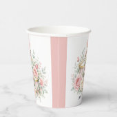 Pastel-Nussknacker-Weihzeit-Hochzeit Pappbecher (Rechts)