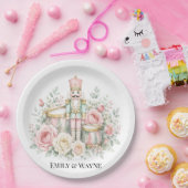 Pastel-Nussknacker-Weihzeit-Hochzeit Pappteller (Party)