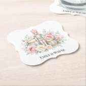Pastel-Nussknacker-Weihzeit-Hochzeit Untersetzer (angewinkelt)