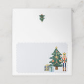 Pastel Nutcracker Baby Dusche Platzkarte (Außenseite Aufgefaltet)