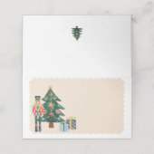 Pastel Nutcracker Baby Dusche Platzkarte (Außenseite Aufgefaltet)