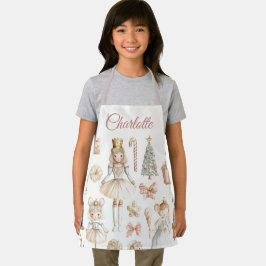 Pastel Nutcracker & Ballerina Custom Kids Apron Schürze
