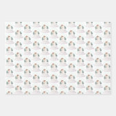 Pastel Nutcracker Ballerina Weihnachten Geschenkpapier Set (Vorderseite)