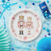 Pastel Nutcracker Ballet Christmas Paper Plates Pappteller (Party)
