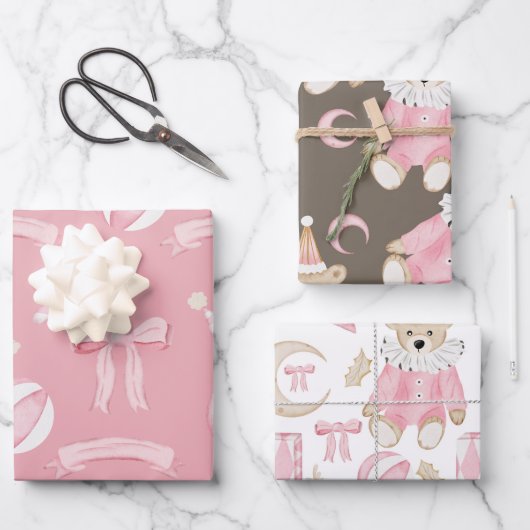 Pastel Nutcracker Ballet Geschenkpapier Set (Vorderseite)