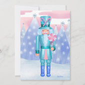 Pastel Nutcracker Candy King DIY Blank Einladung (Vorderseite)