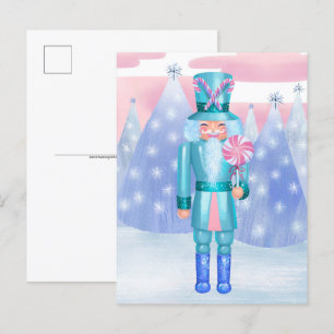 Pastel Nutcracker Candy King Postkarte