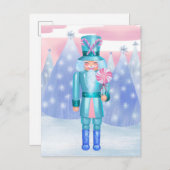 Pastel Nutcracker Candy King Postkarte (Vorne/Hinten)