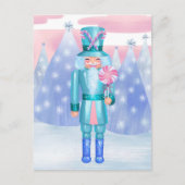 Pastel Nutcracker Candy King Postkarte (Vorderseite)